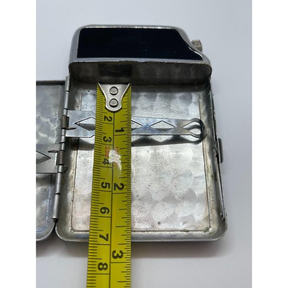 Vintage Deco Silver Tone & Enamel 2-in-1 Cigarette - Picture 8 of 8